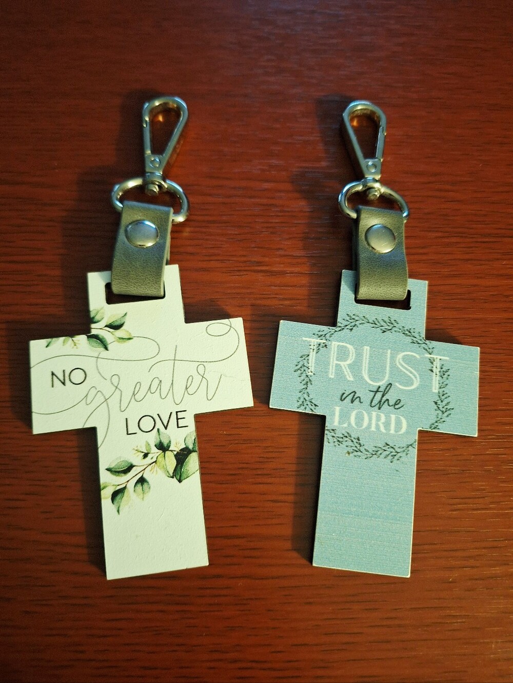 P. Graham Dunn Cross Key Chains, Set of 2
